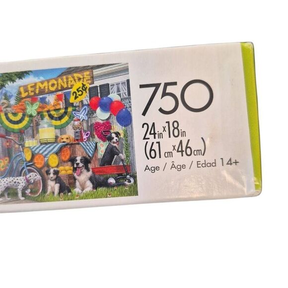 Buffalo Games Dog Days Lemonade Pups 750 pc Jigsaw Puzzle - Picture 7 of 13